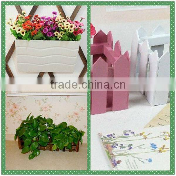 creative wooden box for fake flower