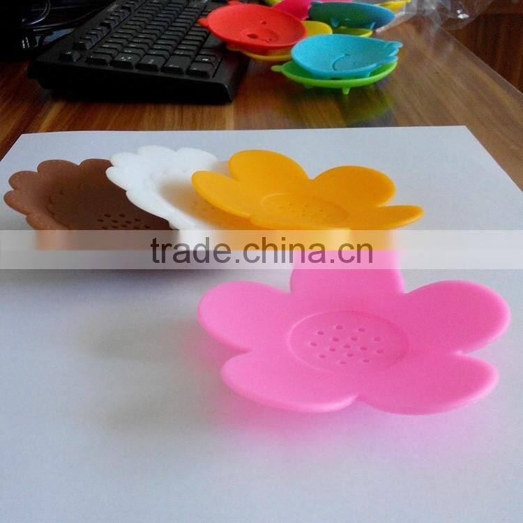 Practical and convinent non-slip Sexy Lace shape silicone soap molds /customizable Silicone BathroomSoap Dishes
