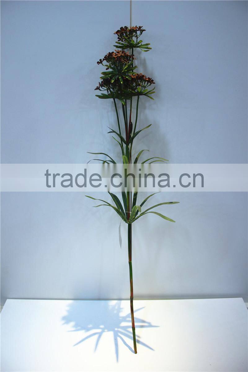 Home garden decoration 108cm hight light pink Single branch 6 heads small artificial wedding flowers ELTH03 0404