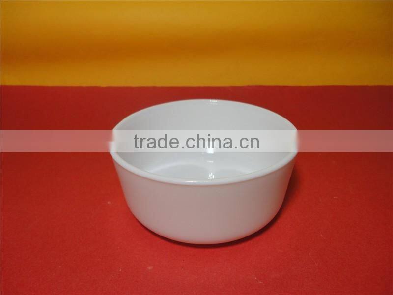 New Design kitchen ware set heat-resistant opal glass bowl cheap 4" glass bowls