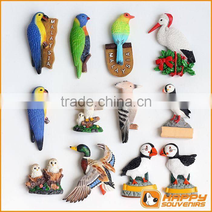 Birds Resin Crafts Custom Fridge Magnets for promotion gifts