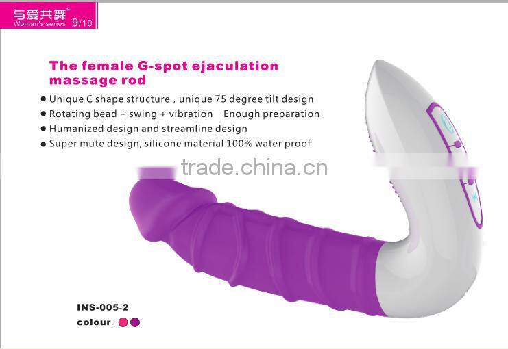 The female G-spot ejaculation massage rod