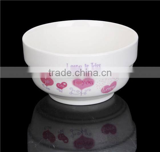 2015 hot selling high quality japanese ceramic noodle bowl