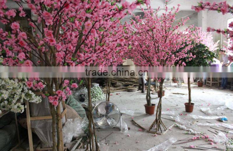 factory price 2m artificial peach blossom trees