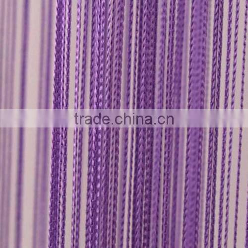 Fashion Purple Fringe Curtain With Cryustal Decoration
