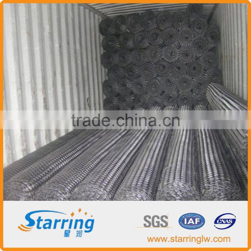 Polypropylene plastic geogrid for basement stablilization