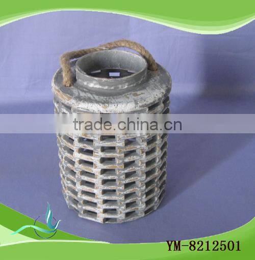 Factory Wooden Garden Decoration Candle Lantern