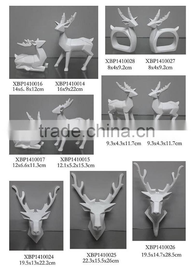 Resin napkin ring Christmas deer napkin ring adornment