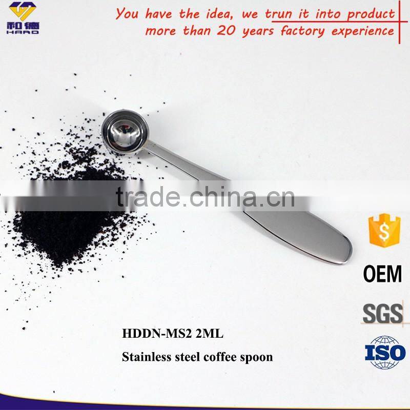 High quality stainless steel coffee spoon, coffee measuring spoon