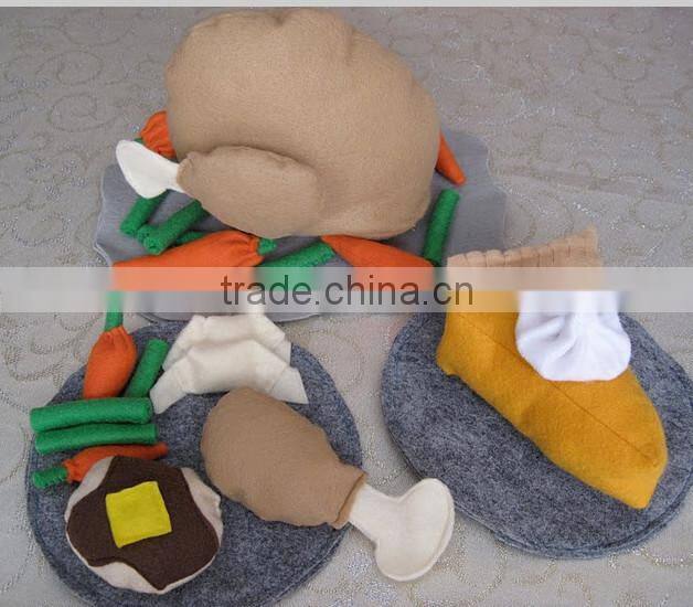 2017 hight quality party supply new products hot sale home decoration handicraft promotional felt turkey toy made in China