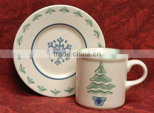 High Quality Cheap Coffee Cup With Dish For Promotion