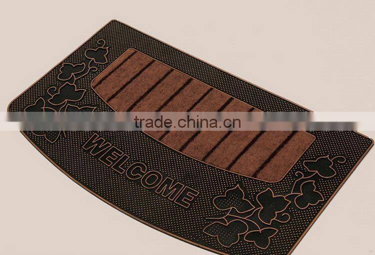Top level safety monogram welcome door mats