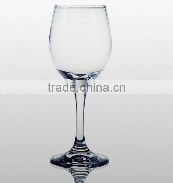 Round clear glass wine cups in cheap price