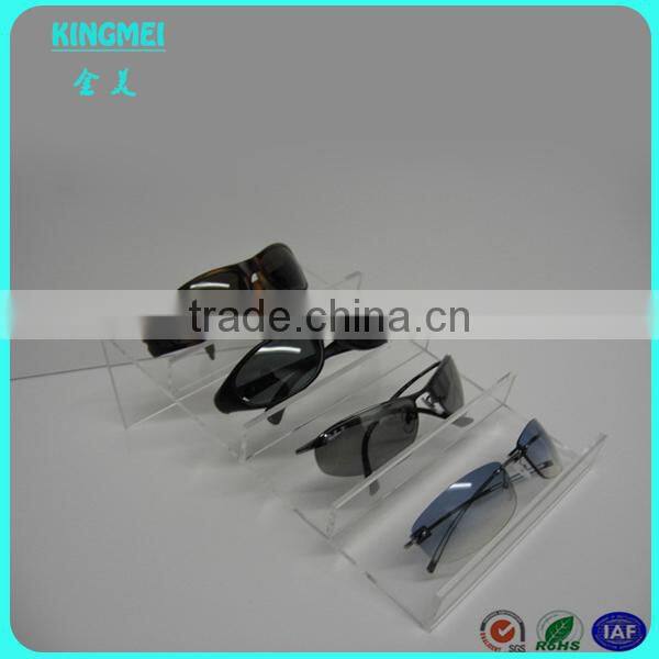 Clear Acrylic Ladder Type Glasses Display Stand,acrylic sunglasses display