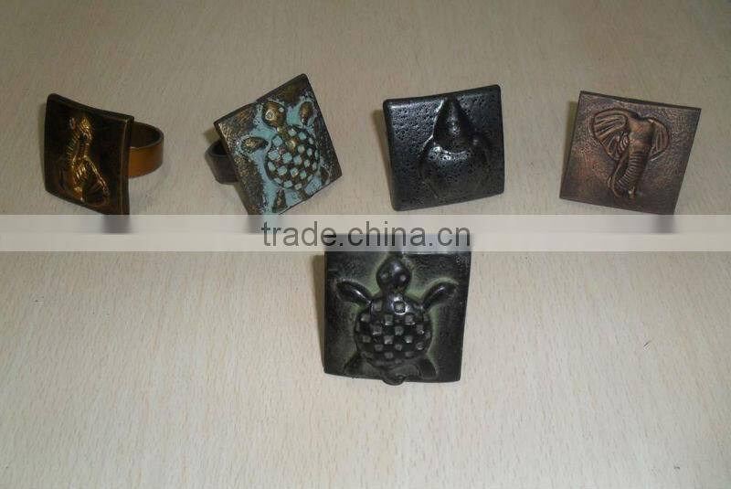 Casted Napkin Holder Embossed