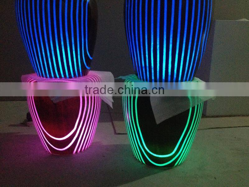 Illuminated led seating chair