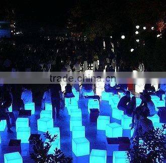 Rechargeable colorful LED chair furniture