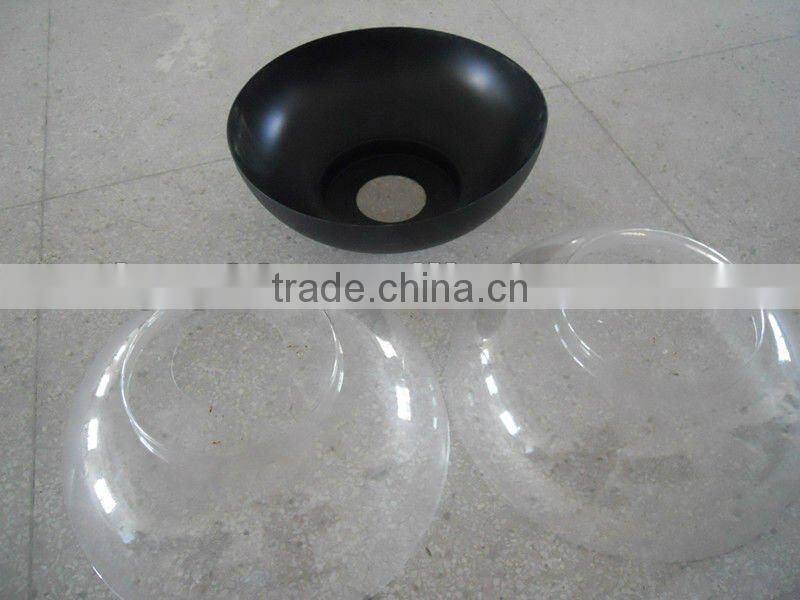 PP vacuum forming thick film blister plastic display ball for Christmas