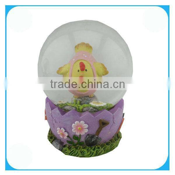 Easter Gift Resin Snow Globe Water