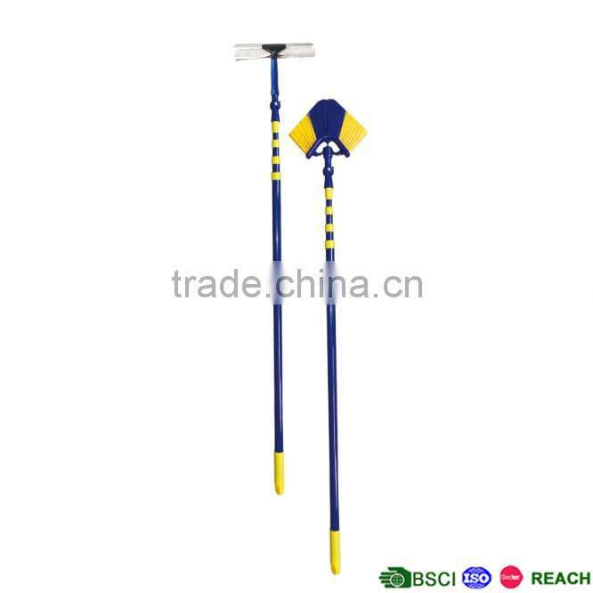 telescoping window squeegee, long handled squeegee broom