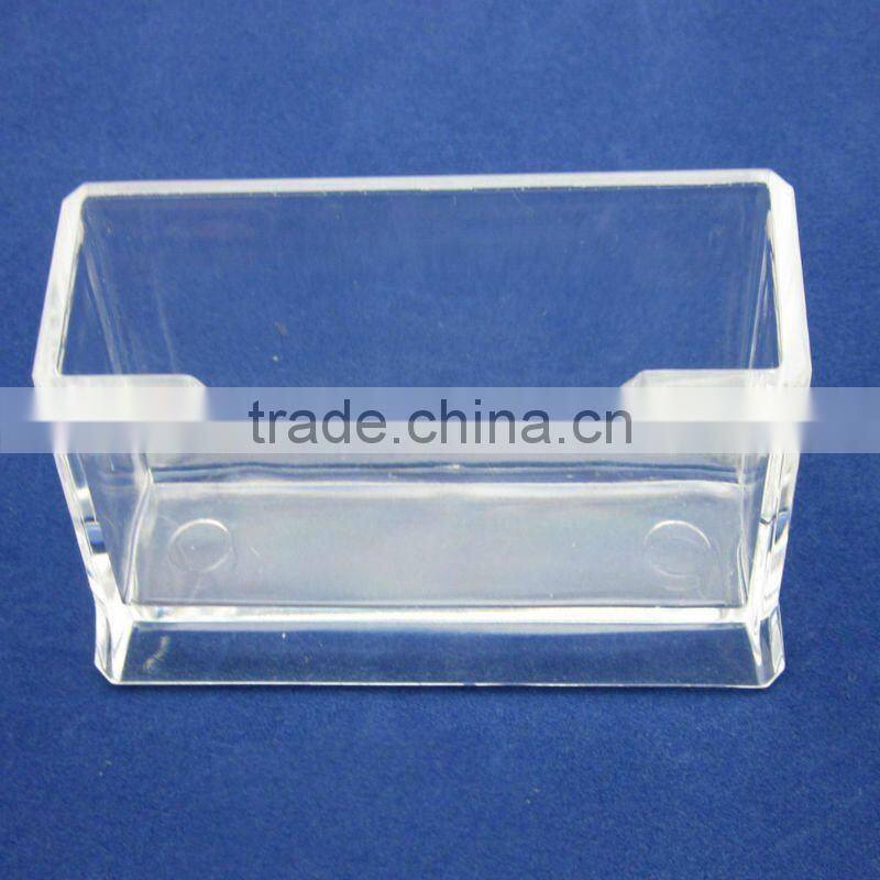 High quality transparent clear square plastic desktop organizer