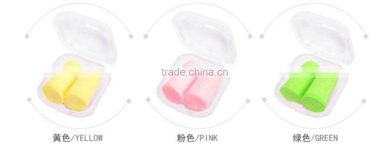 Custom logo cheap disposable bulk soundproof foam earplug