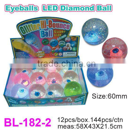 Plastic Bouncing Glitter Halloween Balls