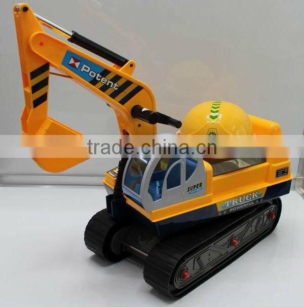 Child excavator toy ride on excavator toy