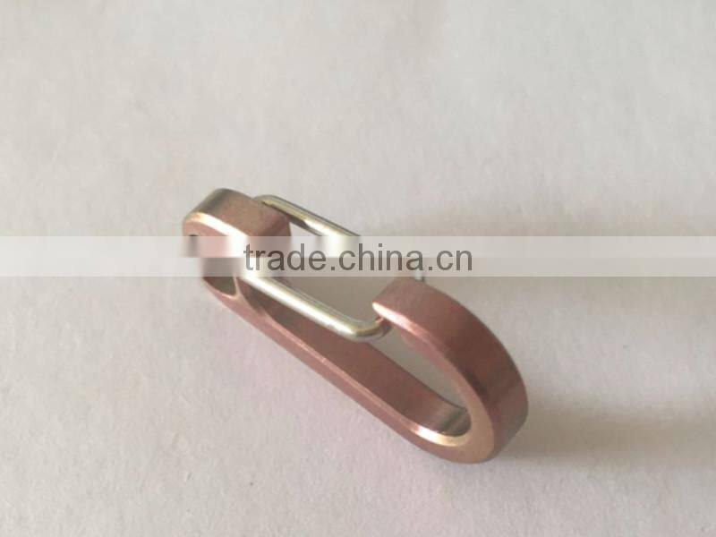 TK-1772 Titanium alloy Mini Quick Release Snap Hook Keychain Carabiner
