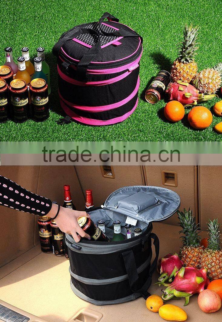 600D polyester Collapsible Pop-Up rolling cooler(Z-GB-010)