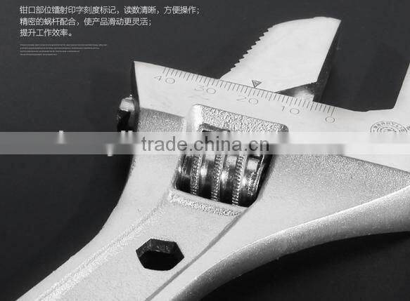 Berrylion 300mm/12" Adjustable Wrench CR-V Multifunctional Adjustable Wrench