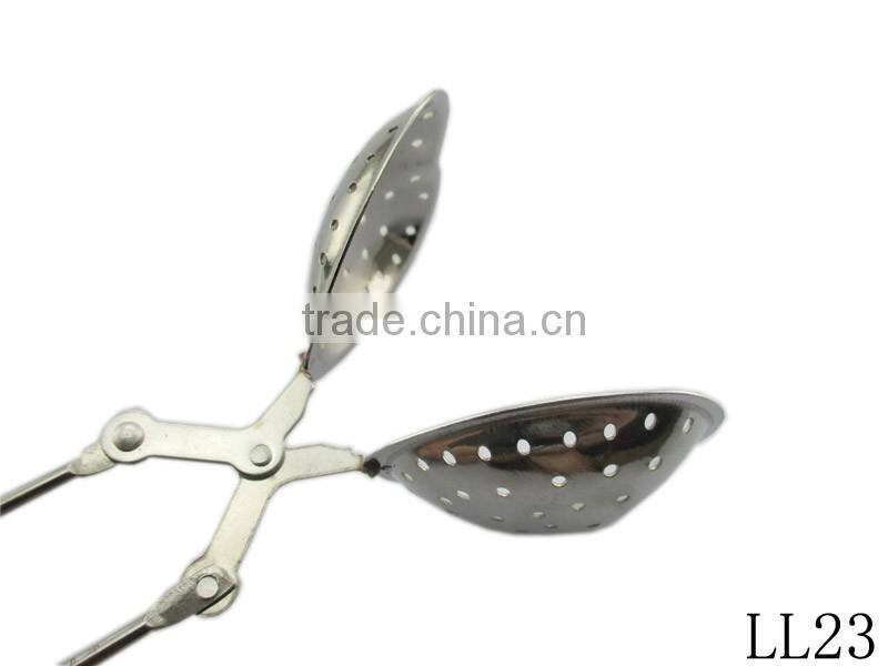 Latest design food grade eco-friendly heart shape tea strainer