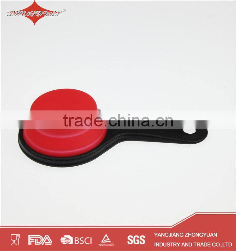 Multicolor new design 4pcs of silicone measuring tools measuring spoons