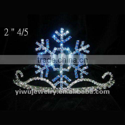 HC172-0008 High-Grade Rhinestone Colored Pageant Crown &Tiara 2017 In Halo
