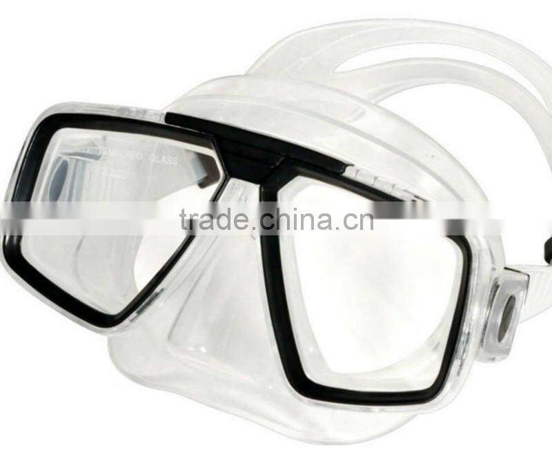 Wide pc frame transparent original design pvc diving mask