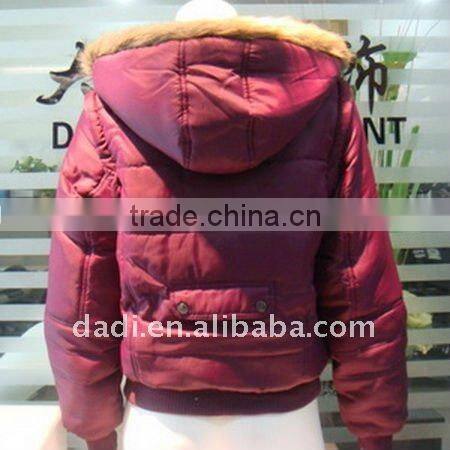 Italian Winter Coats Utex Design Women Coats Fur Hooded Jacket