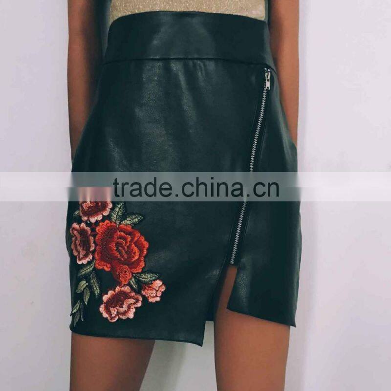 designer one piece short dress pu leather very short mini skirt running skirts