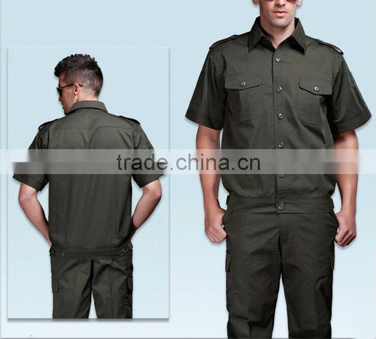 fashion cotton work wear with customer design manufacturing in Guangzhou