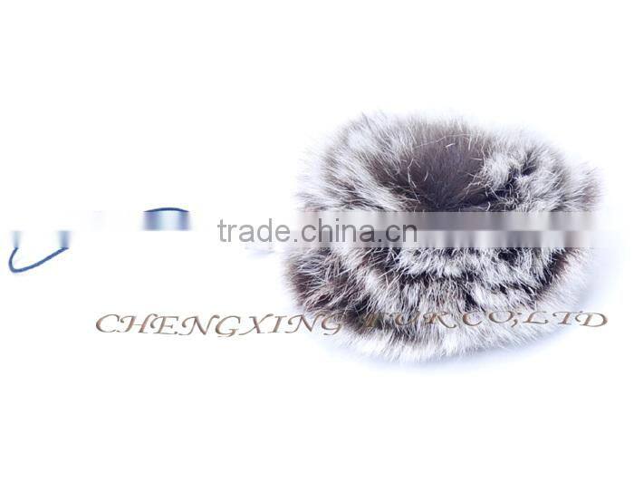 CX-A-54B Rabbit Fur Mobile Phone Strap Detachable Key Ring