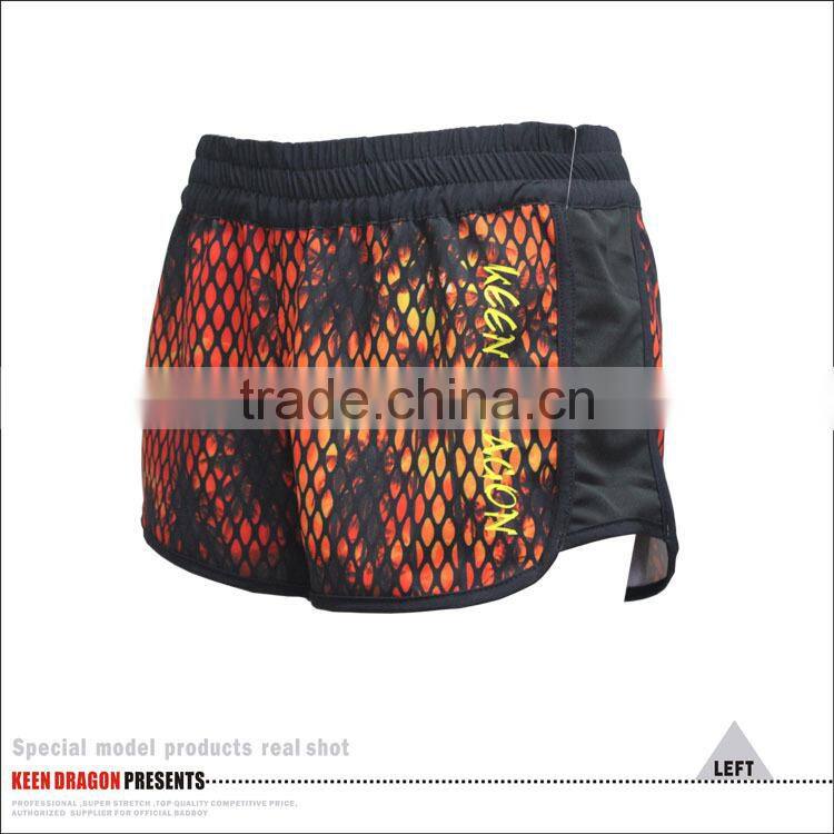 Sexy Ladies Activewear Sublimation Printing Girl running Shorts