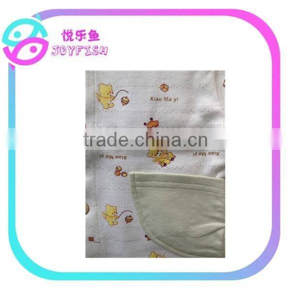 Round collar printed baby clothes