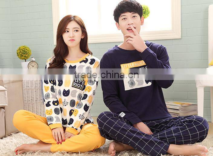 High quality 100% couples pajamas