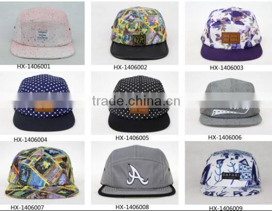 sunshade summer digital printing mateiral bucket hat and 5 panel hat