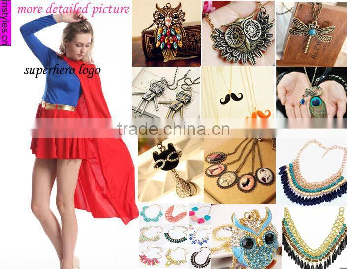 wholesaler 2014 instyles Long Chain Necklace Pendant fashion costume jewelry