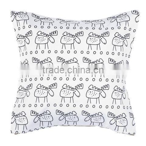 embroidered cushin cover for xmas