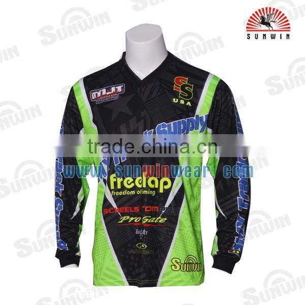 Wholesale Custom OEM BMX Race Shirts Sublimated Sportswear Bicycle Motocross Jersey