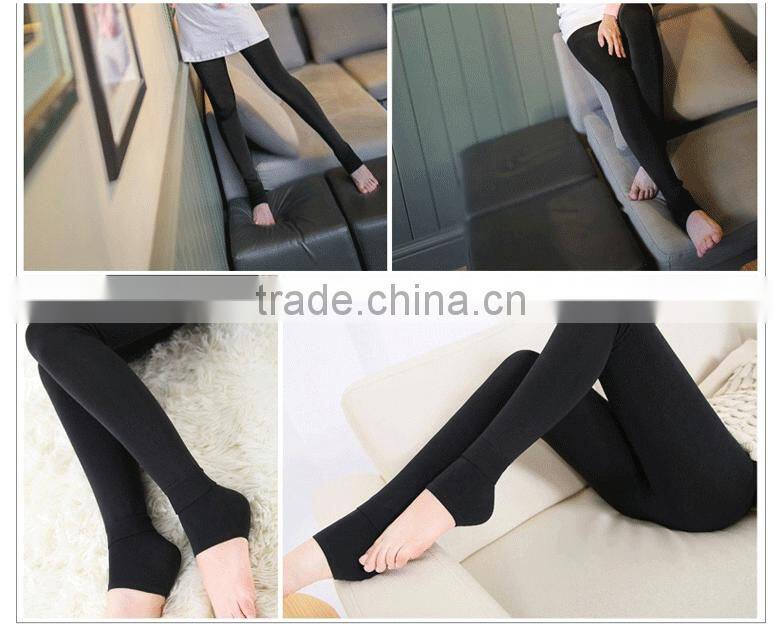 New winter thick velvet leggings pantyhose pearls 230 g