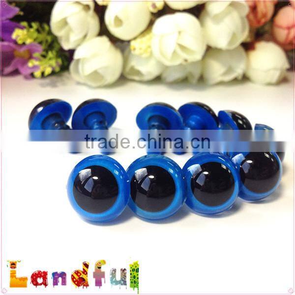 18mm Handicraft Felting Toys Craft Fabric Doll Blue Plastic Eyes
