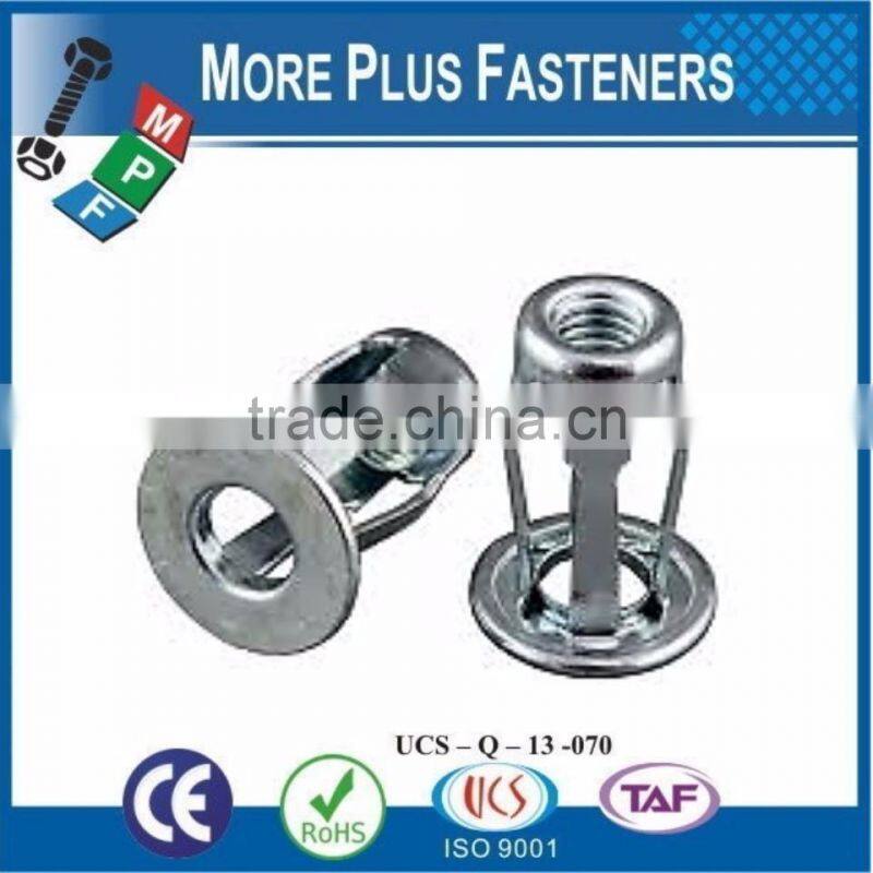Made in Taiwan Carbon steel and Stainless Steel Customer request Threaded Jack Nut