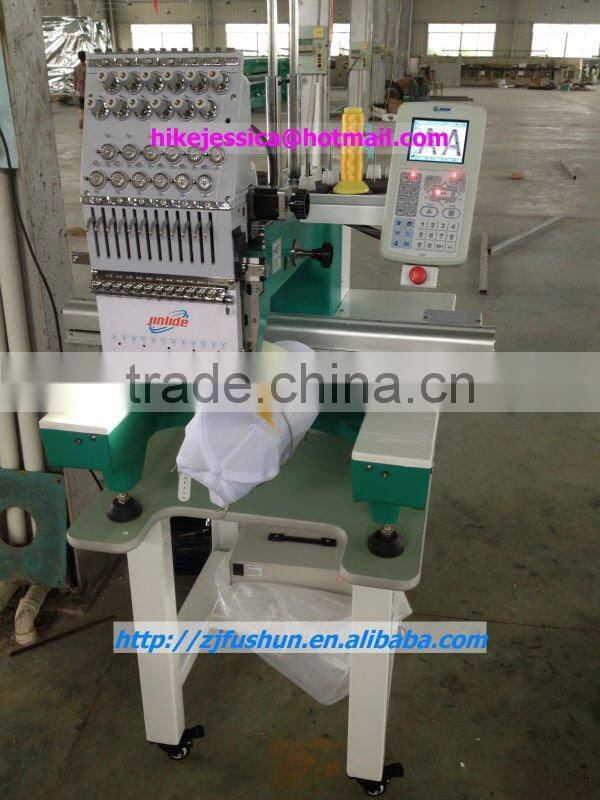FS-Single head Cap and Flat computerized embroidery machine